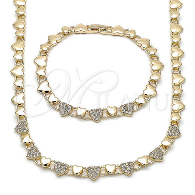 Gold Filled Gold-Filled Heart Jewelry Set 06.266.0005.18 for wholesale, main product view