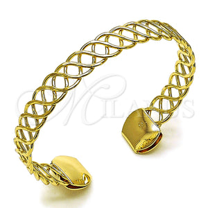 Gold Filled Jewelry — Individual Bangle Twist Design Polished 07. 09 MM — main product view — SKU 163714 | Oro Laminado joyería — Individual Bangle Twist diseño pulido 07. 09 MM — SKU 163714