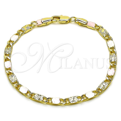Dorado Oro Laminado Pulsera, vista principal del producto por Mayoreo, vista principal del producto