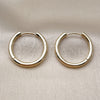 Oro Laminado Huggie Hoop, Gold Filled Style Polished, Golden Finish, 02.195.0189.25