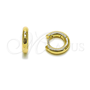 Gold Filled Hoop Earrings — Huggie Hoop Polished 02. — main product view — SKU 163769 | Oro Laminado aretes de aro — Huggie Hoop pulido 02. — SKU 163769