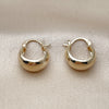 Oro Laminado Small Hoop, Gold Filled Style Polished, Golden Finish, 02.195.0198.16 for wholesale, additional product view 3