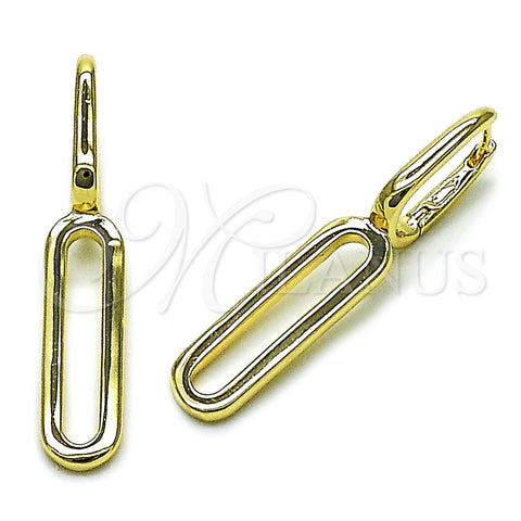 Oro Laminado Huggie Hoop, Gold Filled Style Polished, Golden Finish, 02.195.0402.10