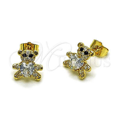 Aretes de Oro Laminado 02.266.0083 por Mayoreo, vista principal del producto