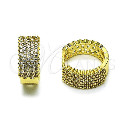 Argollas de Oro Laminado 02.283.0408.20 por Mayoreo, vista principal del producto