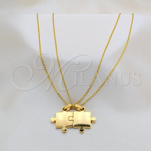 Stainless Steel Necklace — Pendant Necklace Polished 04. Thickness 22 Inches Length — main product view — SKU 163847 | Acero Inoxidable collar — Pendant Necklace pulido 04. Thickness 22 Inches Length — SKU 163847