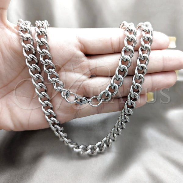 Stainless Steel Necklace — Basic Necklace Polished 04. 05 MM Thickness 22 — alternate product view — SKU 163860 | Acero Inoxidable collar — básico Necklace pulido 04. 05 MM Thickness 22 — SKU 163860