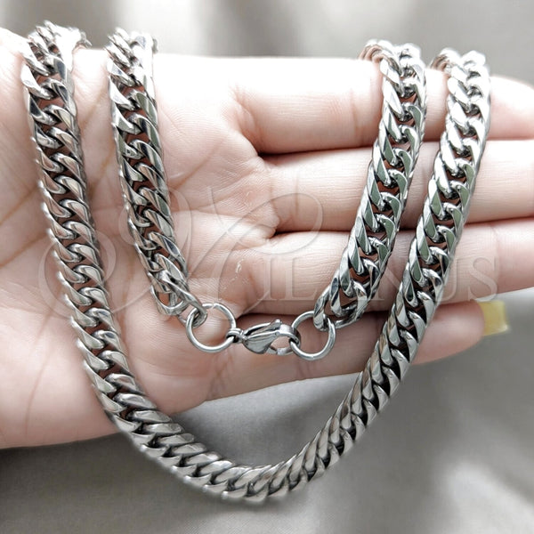 Stainless Steel Necklace — Basic Necklace Polished 04. 05 MM Thickness 22 — alternate product view — SKU 163861 | Acero Inoxidable collar — básico Necklace pulido 04. 05 MM Thickness 22 — SKU 163861