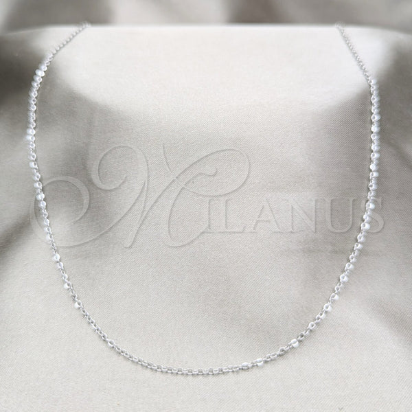 Stainless Steel Necklace — Basic Necklace Polished 04. 01 MM Thickness 18 — main product view — SKU 163870 | Acero Inoxidable collar — básico Necklace pulido 04. 01 MM Thickness 18 — SKU 163870