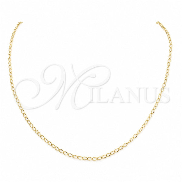 Stainless Steel Necklace — Basic Necklace Polished 04. 01 MM Thickness 18 — main product view — SKU 163876 | Acero Inoxidable collar — básico Necklace pulido 04. 01 MM Thickness 18 — SKU 163876