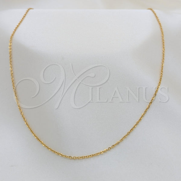 Stainless Steel Necklace — Basic Necklace Polished 04. 01 MM Thickness 18 — main product view — SKU 163878 | Acero Inoxidable collar — básico Necklace pulido 04. 01 MM Thickness 18 — SKU 163878