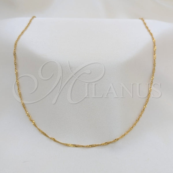 Stainless Steel Necklace — Basic Necklace Polished 04. 01 MM Thickness 18 — main product view — SKU 163879 | Acero Inoxidable collar — básico Necklace pulido 04. 01 MM Thickness 18 — SKU 163879