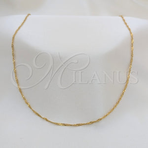 Stainless Steel Necklace — Basic Necklace Polished 04. 01 MM Thickness 18 — main product view — SKU 163879 | Acero Inoxidable collar — básico Necklace pulido 04. 01 MM Thickness 18 — SKU 163879