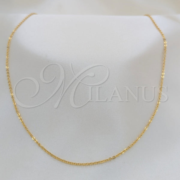 Stainless Steel Necklace — Basic Necklace Polished 04. 01 MM Thickness 18 — main product view — SKU 163880 | Acero Inoxidable collar — básico Necklace pulido 04. 01 MM Thickness 18 — SKU 163880