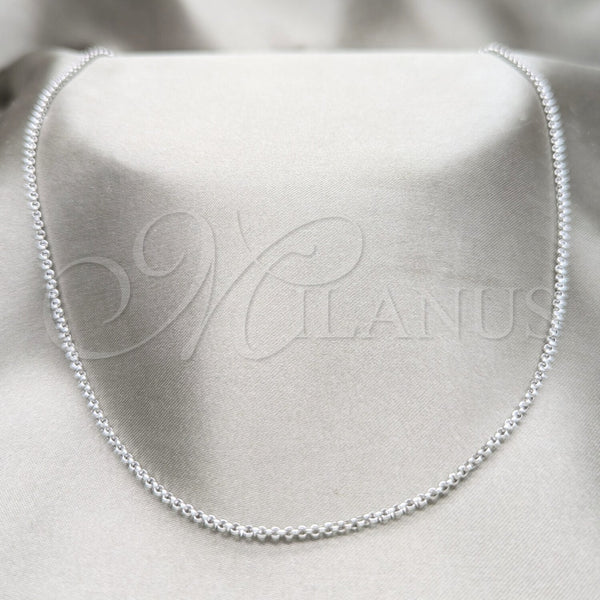 Stainless Steel Necklace — Basic Necklace Polished 04. 01 MM Thickness 18 — main product view — SKU 163893 | Acero Inoxidable collar — básico Necklace pulido 04. 01 MM Thickness 18 — SKU 163893