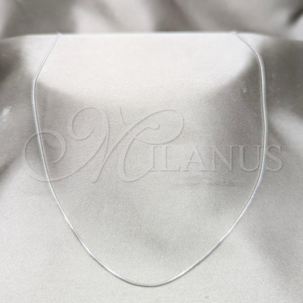 Stainless Steel Necklace — Basic Necklace Polished 04. 01 MM Thickness 18 — main product view — SKU 163896 | Acero Inoxidable collar — básico Necklace pulido 04. 01 MM Thickness 18 — SKU 163896