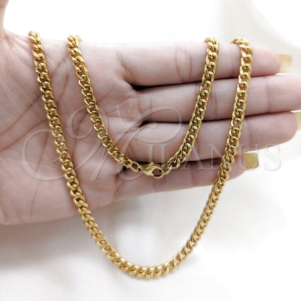 Stainless Steel Necklace — Basic Necklace Polished 04. 01 MM Thickness 18 — alternate product view — SKU 163899 | Acero Inoxidable collar — básico Necklace pulido 04. 01 MM Thickness 18 — SKU 163899