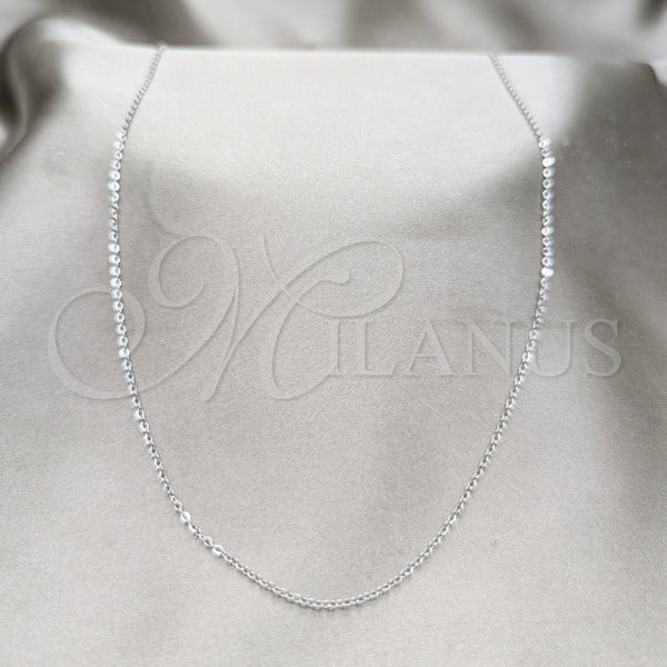 Stainless Steel Necklace — Basic Necklace Polished 04. 01 MM Thickness 18 — main product view — SKU 163900 | Acero Inoxidable collar — básico Necklace pulido 04. 01 MM Thickness 18 — SKU 163900