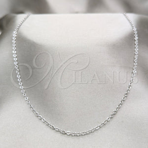 Stainless Steel Necklace — Basic Necklace Polished 04. 01 MM Thickness 18 — main product view — SKU 163901 | Acero Inoxidable collar — básico Necklace pulido 04. 01 MM Thickness 18 — SKU 163901