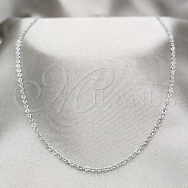 Stainless Steel Necklace — Basic Necklace Polished 04. 01 MM Thickness 18 — main product view — SKU 163901 | Acero Inoxidable collar — básico Necklace pulido 04. 01 MM Thickness 18 — SKU 163901
