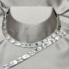 Stainless Steel Necklace and Bracelet, Polished, Two Tone, 06.116.0109