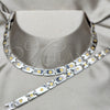 Stainless Steel Necklace and Bracelet, Polished, Two Tone, 06.116.0109