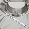 Stainless Steel Necklace and Bracelet, Polished, Rhodium Finish, 06.116.0119