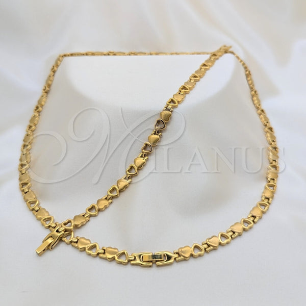 Stainless Steel Bracelet — Necklace and Bracelet Polished 06. — main product view — SKU 163924 | Acero Inoxidable brazalete — Necklace and Bracelet pulido 06. — SKU 163924