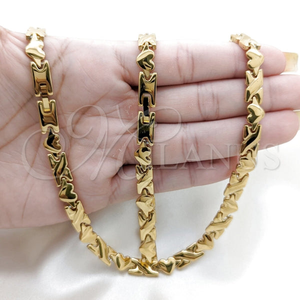 Stainless Steel Bracelet — Necklace and Bracelet Polished 06. — alternate product view — SKU 163928 | Acero Inoxidable brazalete — Necklace and Bracelet pulido 06. — SKU 163928
