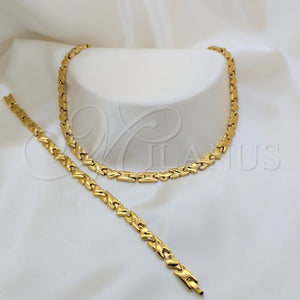 Stainless Steel Bracelet — Necklace and Bracelet Polished 06. — main product view — SKU 163928 | Acero Inoxidable brazalete — Necklace and Bracelet pulido 06. — SKU 163928