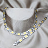 Stainless Steel Necklace and Bracelet, Polished, Two Tone, 06.116.0135