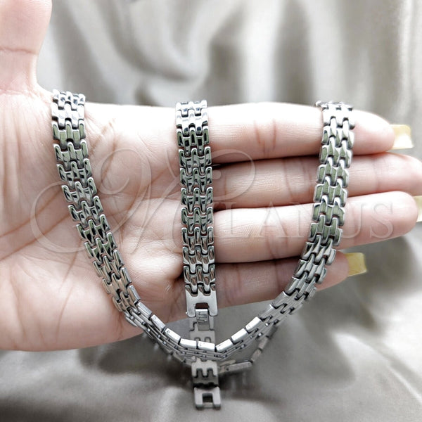 Stainless Steel Bracelet — Necklace and Bracelet Polished 06. — alternate product view — SKU 163940 | Acero Inoxidable brazalete — Necklace and Bracelet pulido 06. — SKU 163940