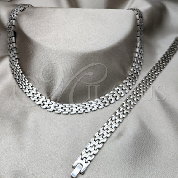 Stainless Steel Bracelet — Necklace and Bracelet Polished 06. — main product view — SKU 163940 | Acero Inoxidable brazalete — Necklace and Bracelet pulido 06. — SKU 163940