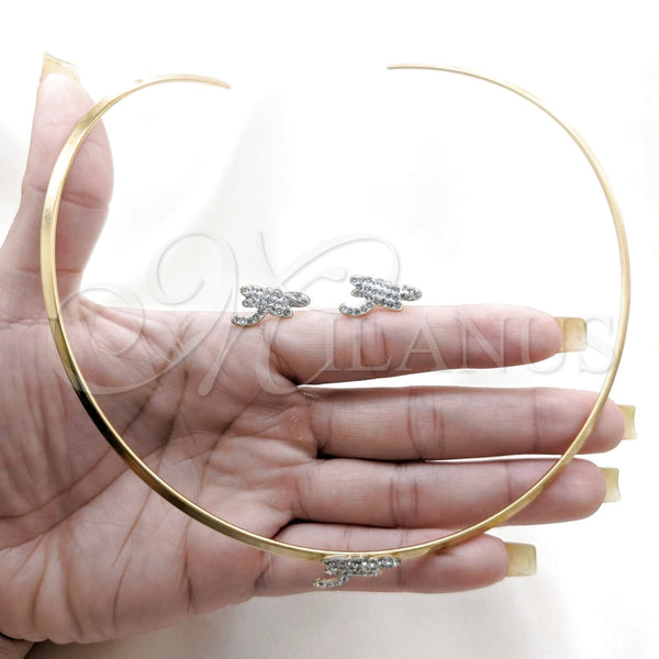 Stainless Steel Ring — Necklace and Earring Dragon-Fly Design with White Crystal — alternate product view — SKU 163959 | Acero Inoxidable anillo — Necklace and Earring Dragon-Fly diseño with cristal blanco — SKU 163959