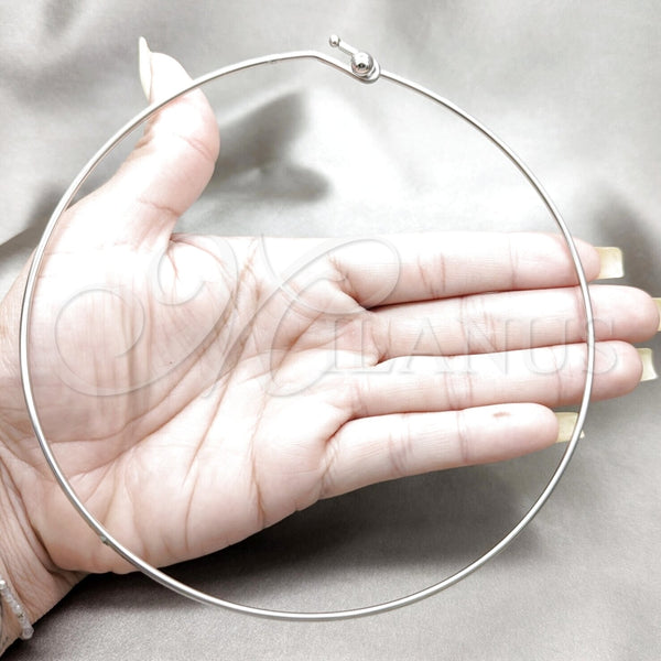 Stainless Steel Necklace — Basic Necklace Polished 04. Thickness 17 Inches Length — alternate product view — SKU 163972 | Acero Inoxidable collar — básico Necklace pulido 04. Thickness 17 Inches Length — SKU 163972