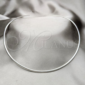 Stainless Steel Necklace — Basic Necklace Twist Design Polished 04. Thickness 17 — main product view — SKU 163977 | Acero Inoxidable collar — básico Necklace Twist diseño pulido 04. Thickness 17 — SKU 163977