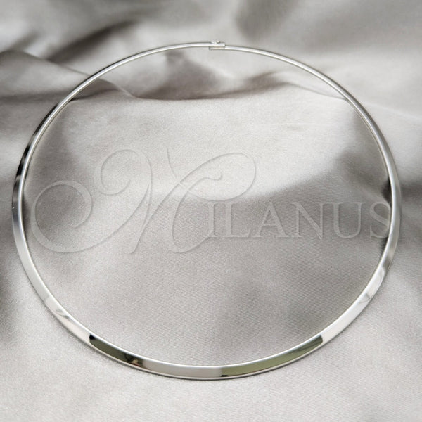 Stainless Steel Necklace — Basic Necklace Twist Design Polished 04. Thickness 17 — main product view — SKU 163979 | Acero Inoxidable collar — básico Necklace Twist diseño pulido 04. Thickness 17 — SKU 163979