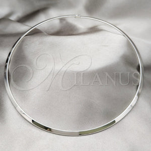 Stainless Steel Necklace — Basic Necklace Twist Design Polished 04. Thickness 17 — main product view — SKU 163979 | Acero Inoxidable collar — básico Necklace Twist diseño pulido 04. Thickness 17 — SKU 163979