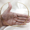 Stainless Steel Basic Necklace, Twist Design, Polished, Rhodium Finish, 04.116.0119.1 (Thickness, 17 Inches Length)