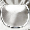 Stainless Steel Basic Necklace, Polished, Rhodium Finish, 04.116.0125 (Thickness, 17 Inches Length)