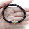 Stainless Steel Fancy Bracelet, Polished, Two Tone, 03.116.0065.1.08 (01 MM Thickness, 1 Inches Length)