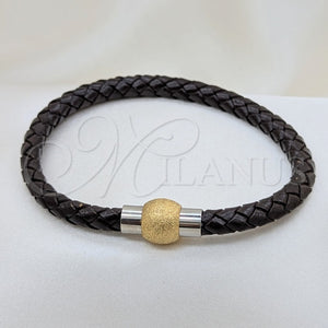 Stainless Steel Bracelet — Fancy Bracelet Polished Two Tone 03. 01 MM — main product view — SKU 164002 | Acero Inoxidable brazalete — elegante Bracelet pulido Two Tone 03. 01 MM — SKU 164002