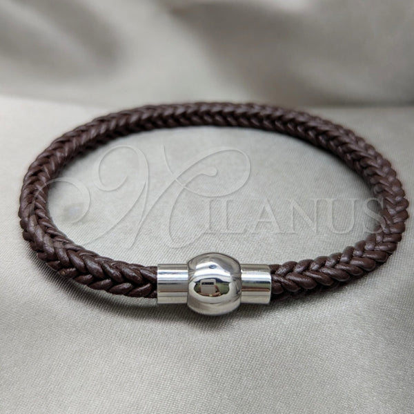 Stainless Steel Bracelet — Fancy Bracelet Polished Two Tone 03. 01 MM — main product view — SKU 164004 | Acero Inoxidable brazalete — elegante Bracelet pulido Two Tone 03. 01 MM — SKU 164004