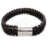 Stainless Steel Fancy Bracelet, Polished, Two Tone, 03.116.0066.08 (01 MM Thickness, 1 Inches Length)
