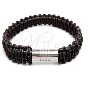 Stainless Steel Fancy Bracelet, Polished, Two Tone, 03.116.0066.08 (01 MM Thickness, 1 Inches Length)