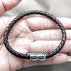 Stainless Steel Fancy Bracelet, Polished, Two Tone, 03.116.0067.08 (01 MM Thickness, 1 Inches Length)