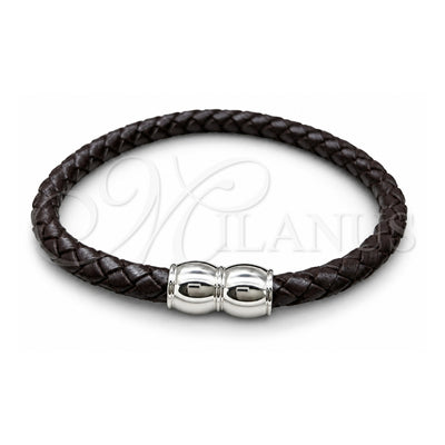 Stainless Steel Fancy Bracelet, Polished, Two Tone, 03.116.0067.08 (01 MM Thickness, 1 Inches Length)