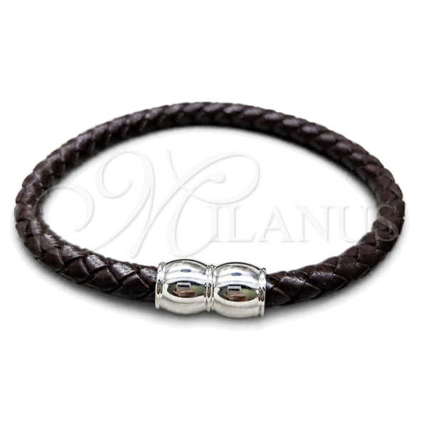 Stainless Steel Fancy Bracelet, Polished, Two Tone, 03.116.0067.08 (01 MM Thickness, 1 Inches Length)