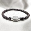 Stainless Steel Fancy Bracelet, Polished, Two Tone, 03.116.0068.08 (01 MM Thickness, 1 Inches Length)