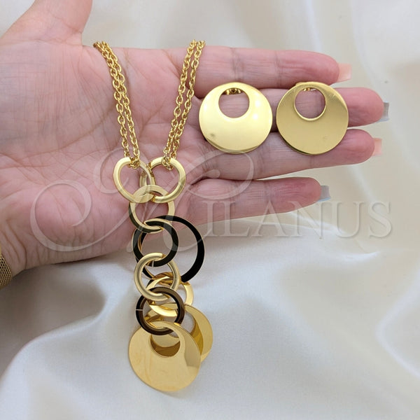Stainless Steel Ring — Necklace Bracelet and Earring Disco Design Polished 06. — alternate product view — SKU 164021 | Acero Inoxidable anillo — Necklace Bracelet and Earring Disco diseño pulido 06. — SKU 164021